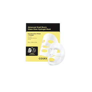 Advanced Snail Mucin Glass Glow Hydrogel Mask